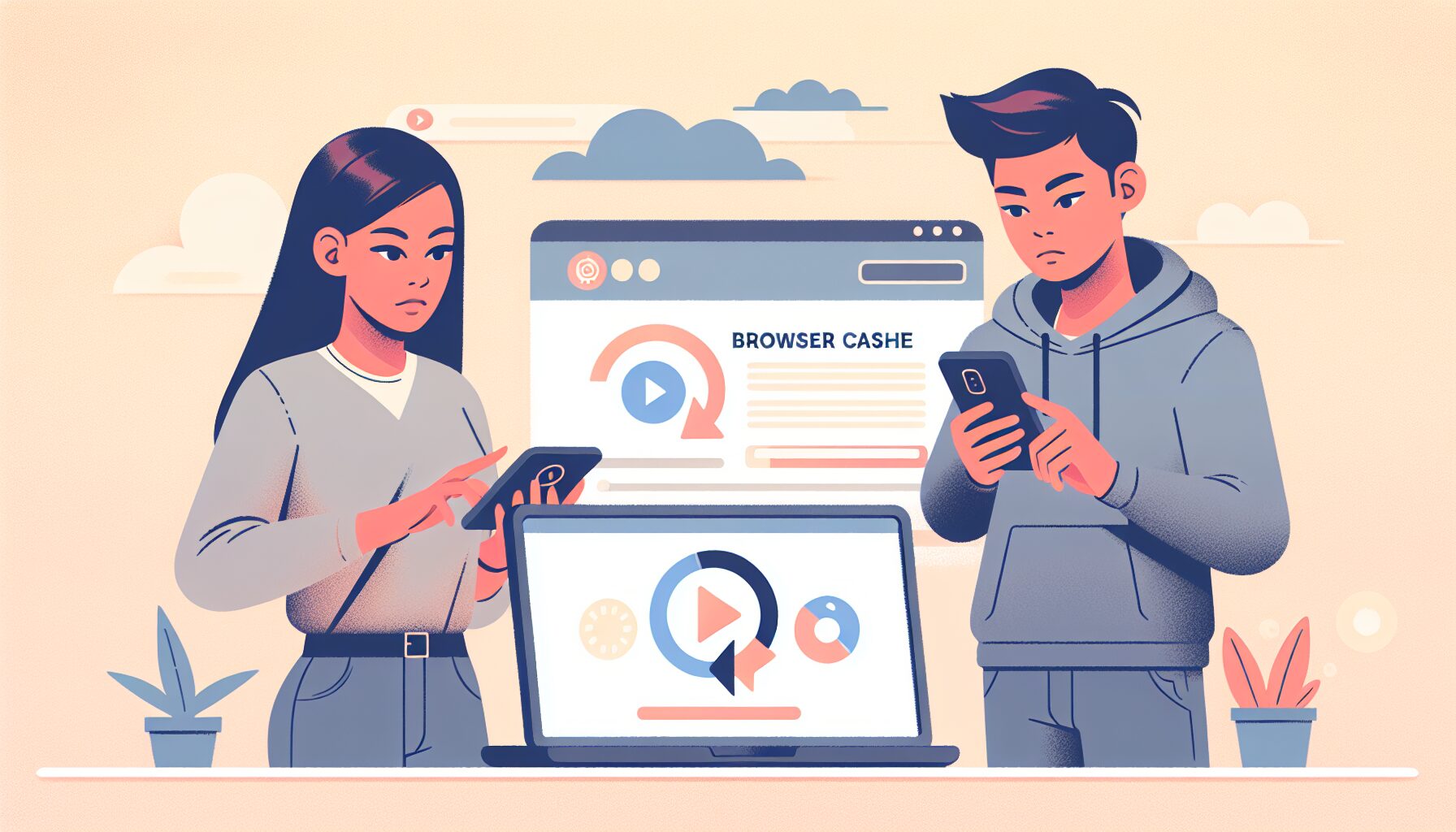 原因2：キャッシュ・端末環境の問題