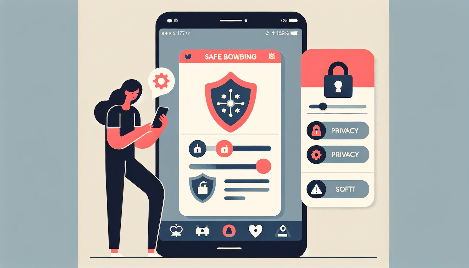 安全に見る・交流するための設定とリスク対策