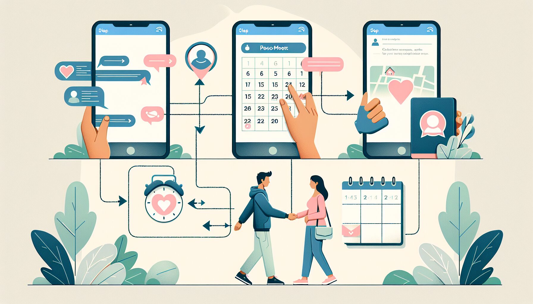 成功率を上げる進め方（会うまでの流れ）