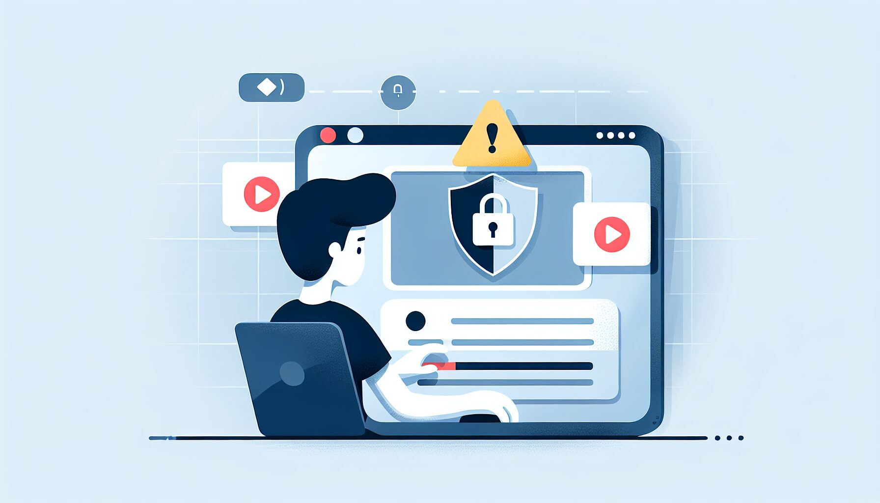 安全に視聴するための注意点